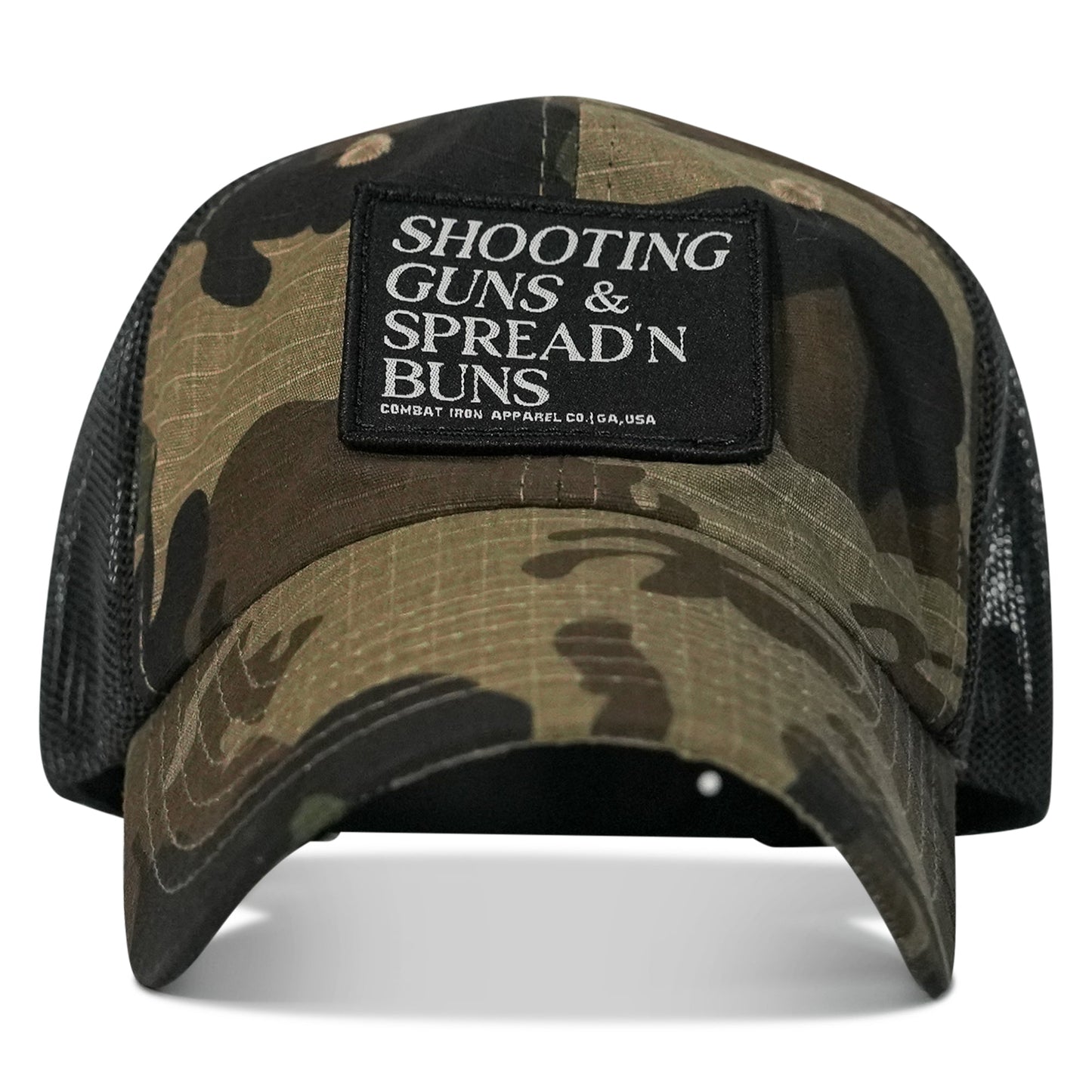Shooting Guns & Spread'n Buns Patch Ripstop Tactical Hat