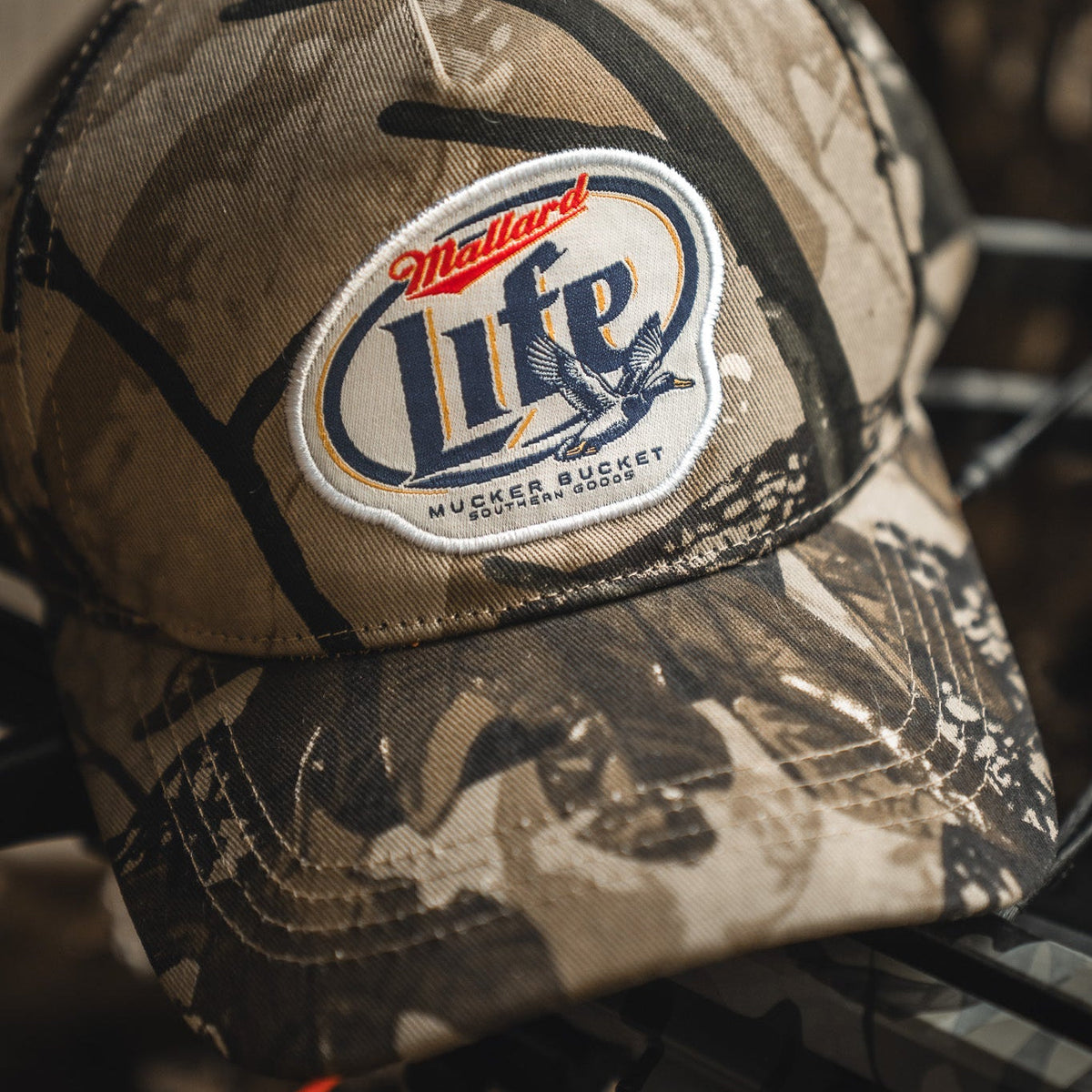 Mallard Life Deadwood Camo Bucket