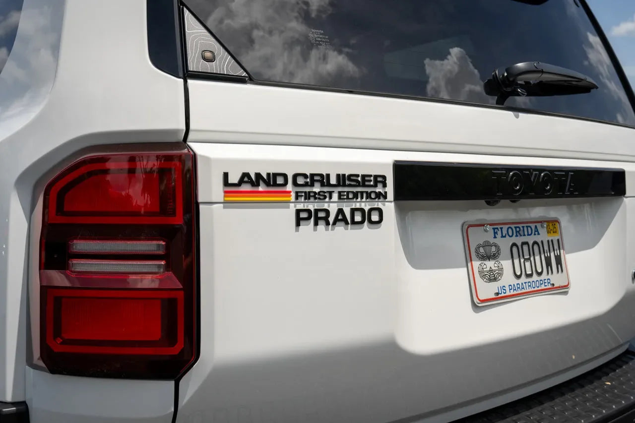 First Edition LC250 Acrylic Laser Series Tailgate Badge - 2024+ Land Cruiser