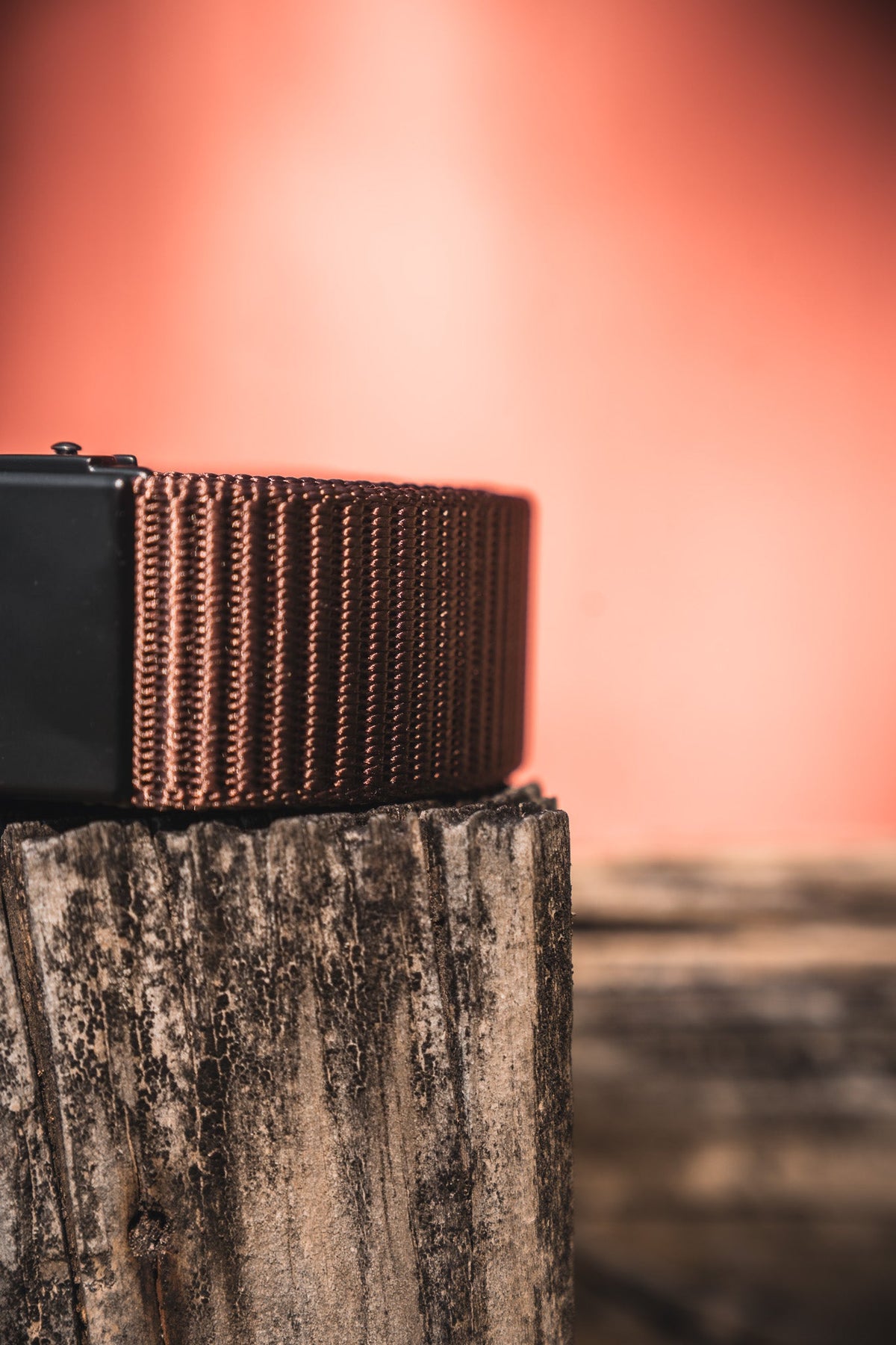 BU Logo Belt - Brown