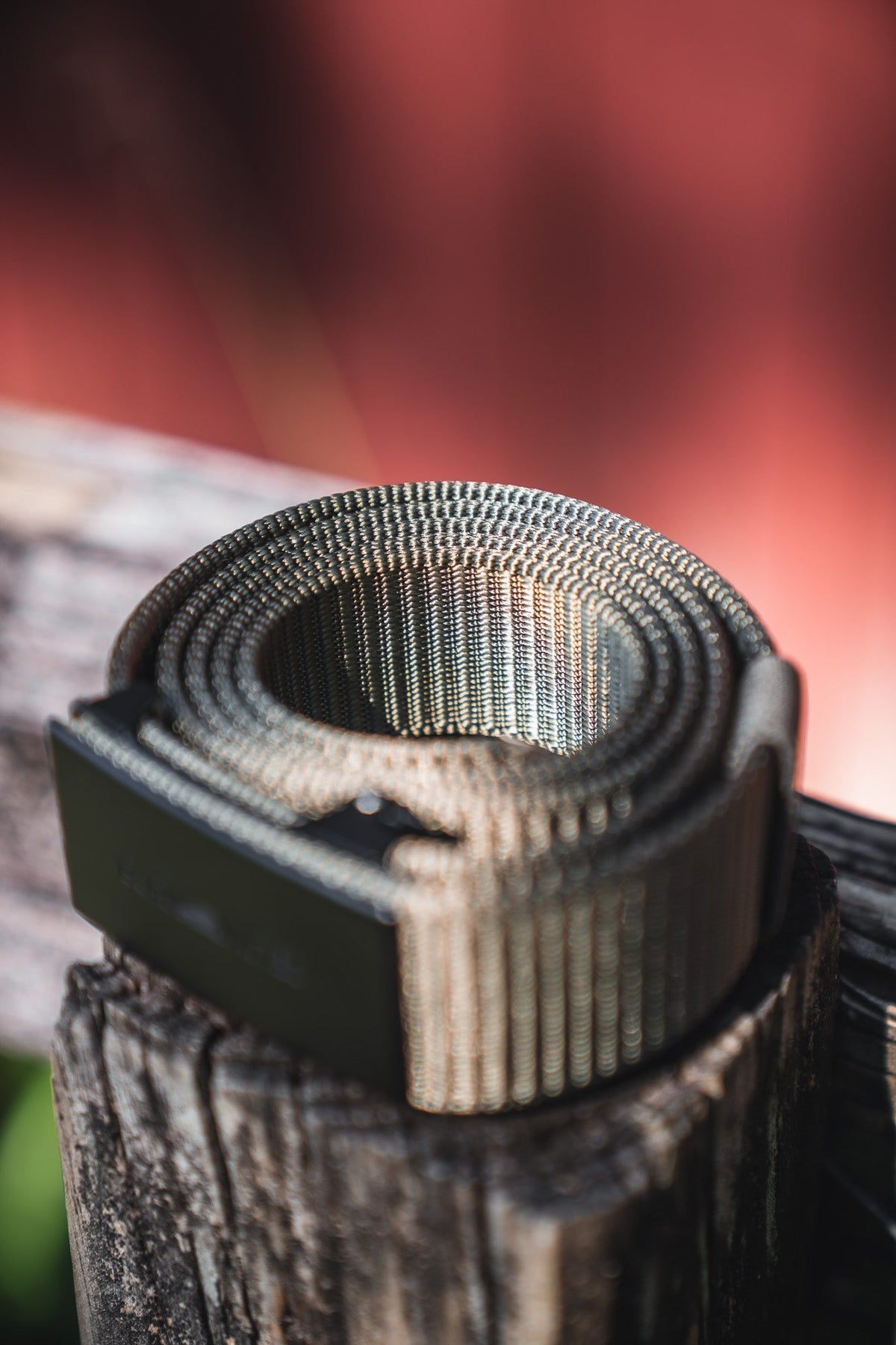 BU Logo Belt - Army Green