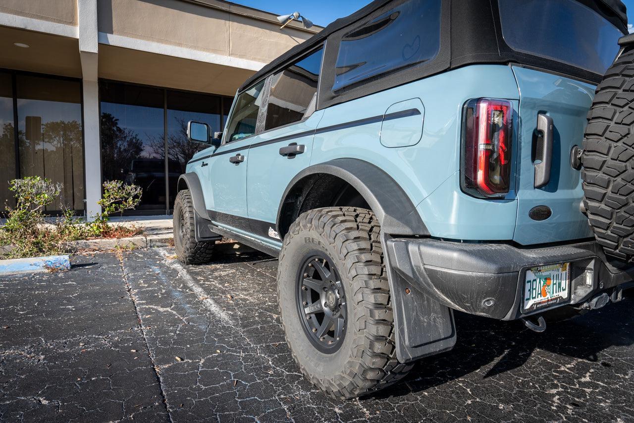 Solid Color Upper Door Spear Stripe Kit - 2021+ Bronco 4 Door (non-Raptor)