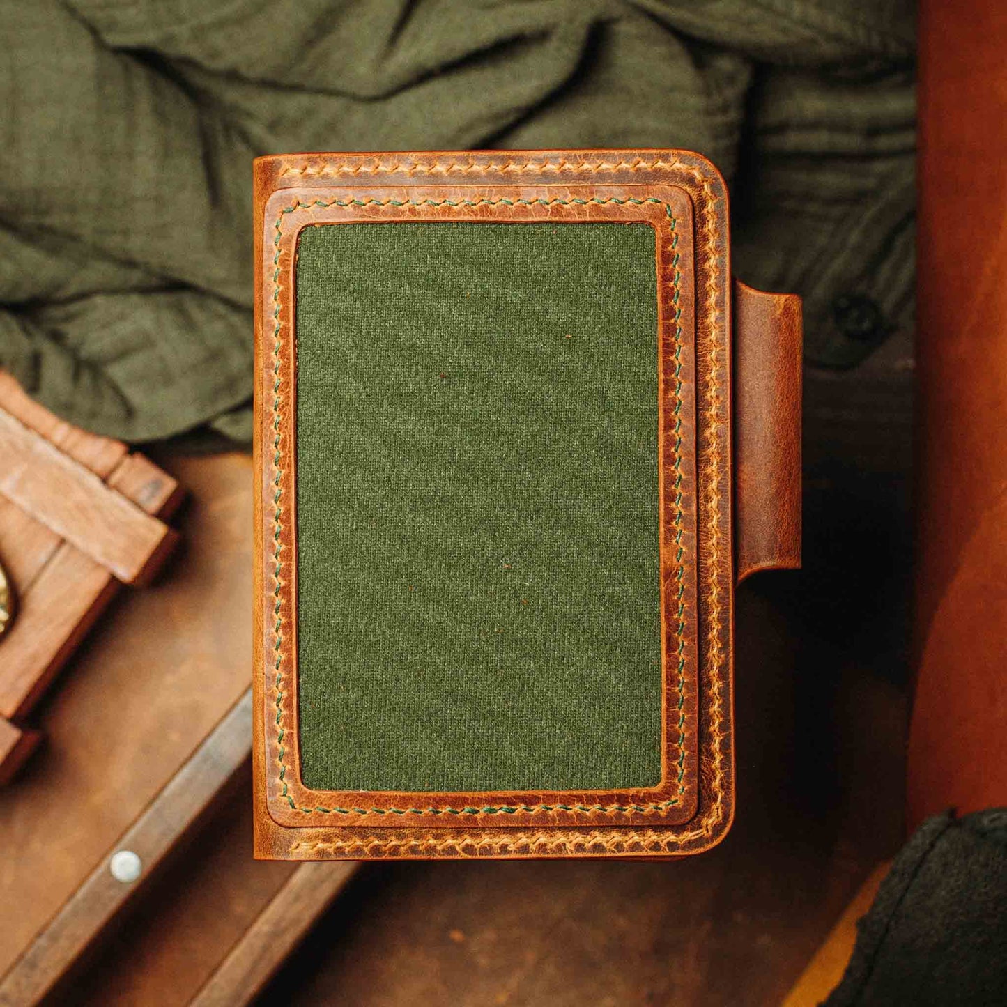 Pirate Goods Quartermaster v2 – Leather Passport Wallet with Velcro