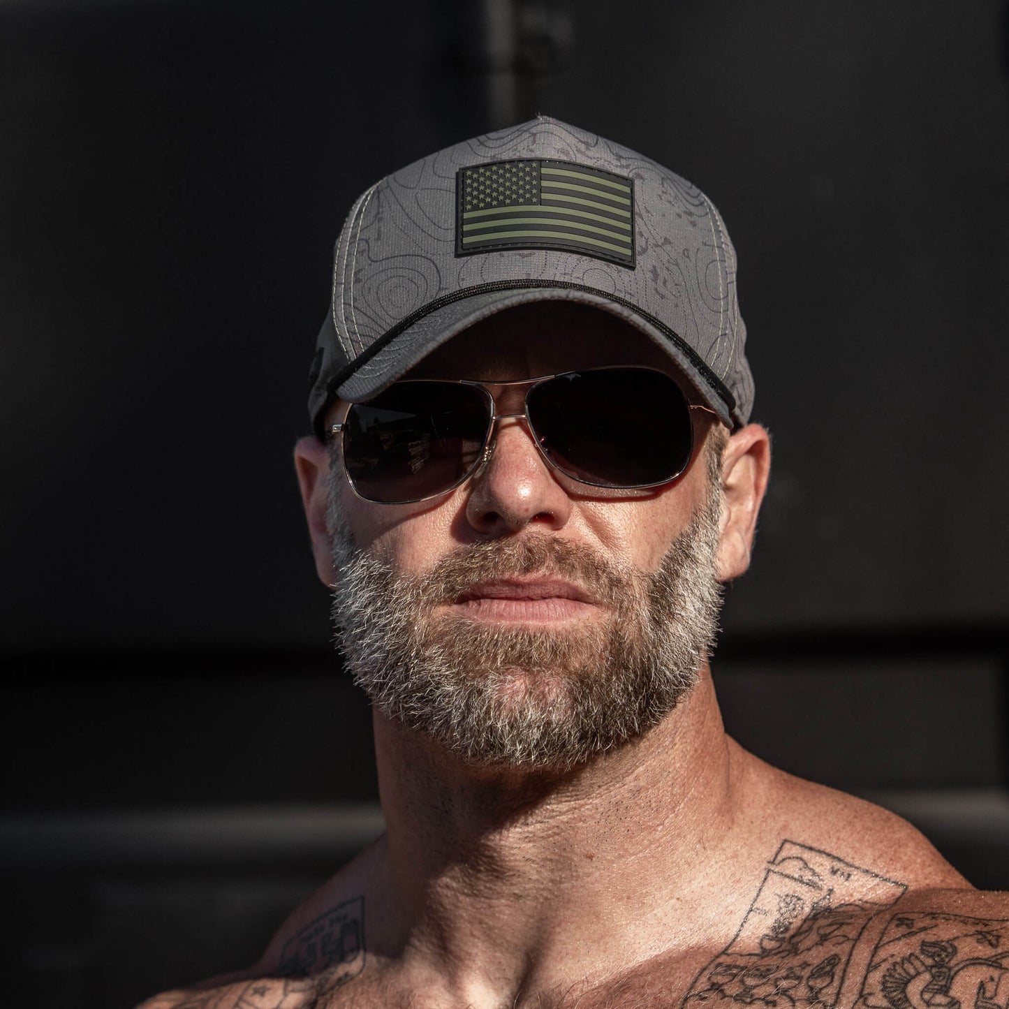 American Flag PVC Patch Waterproof Weekender Snapback