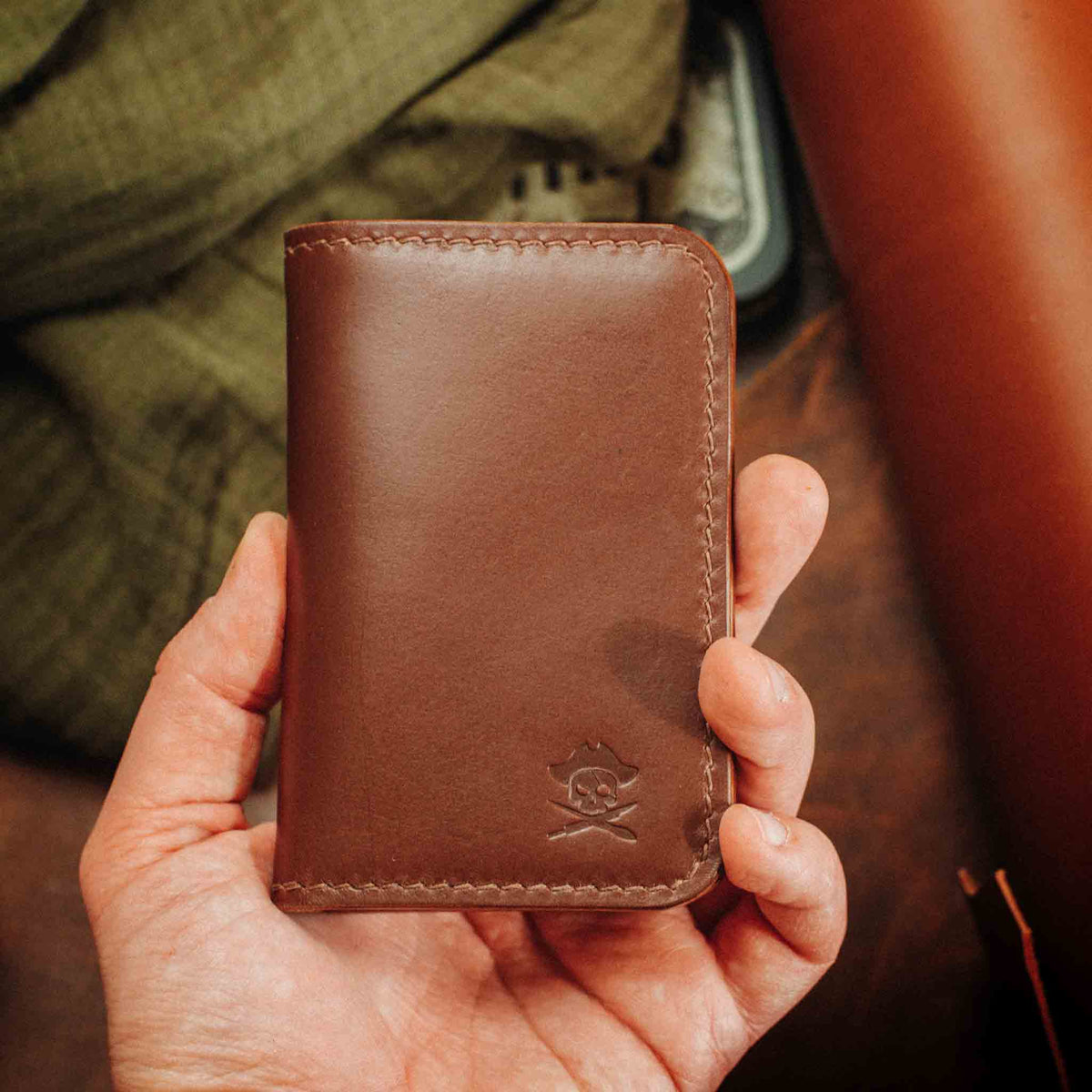 Pirate Goods Buccaneer – Slim Leather Bifold Wallet