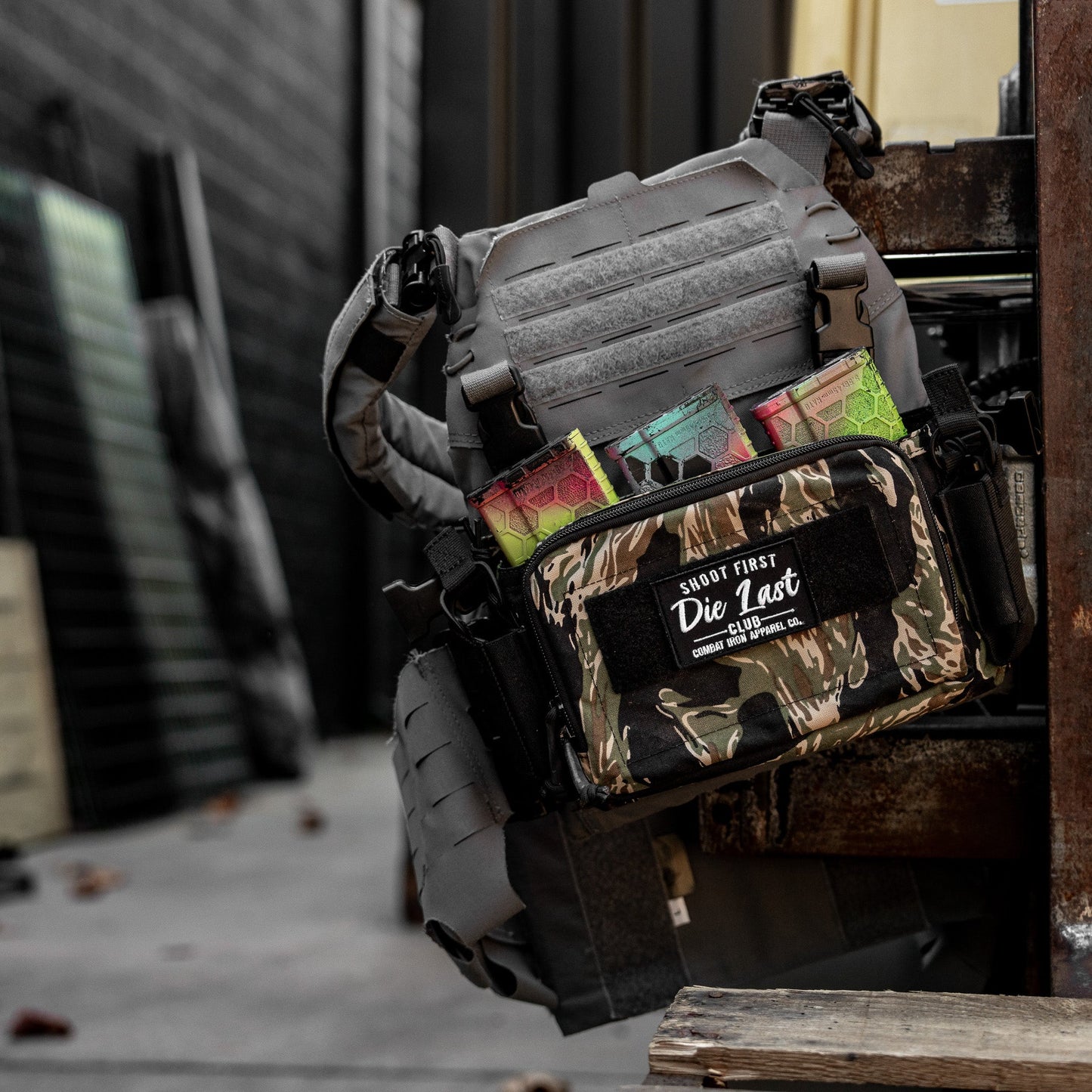 Shoot First. Die Last Club Velcro Patch