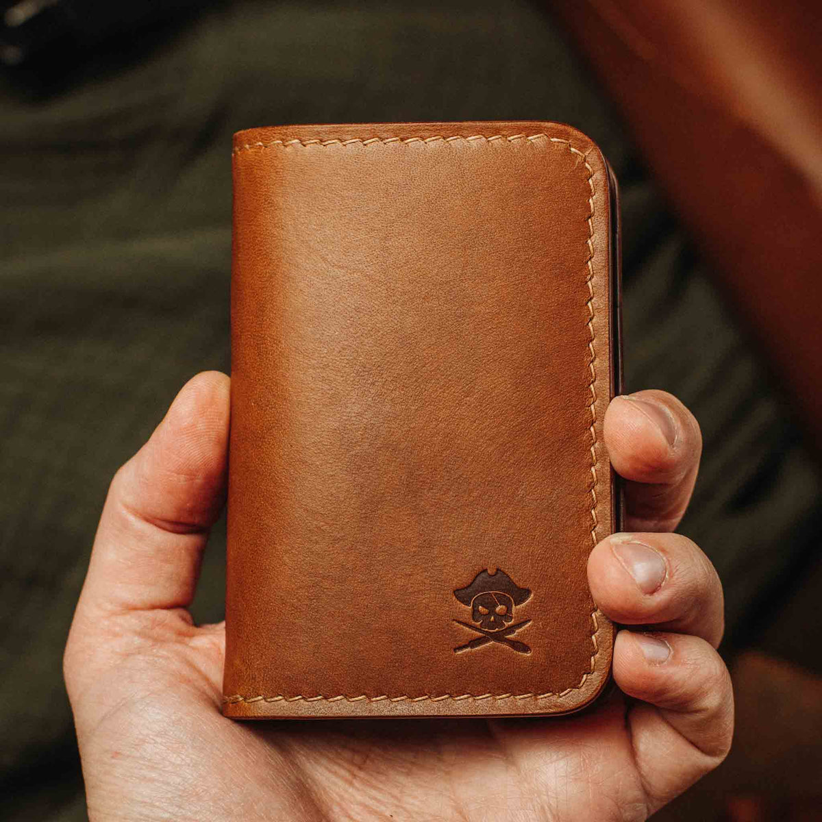 Pirate Goods Buccaneer – Slim Leather Bifold Wallet