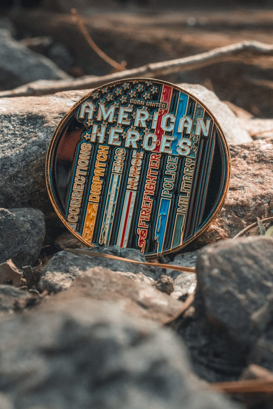 American Heroes Challenge Coin