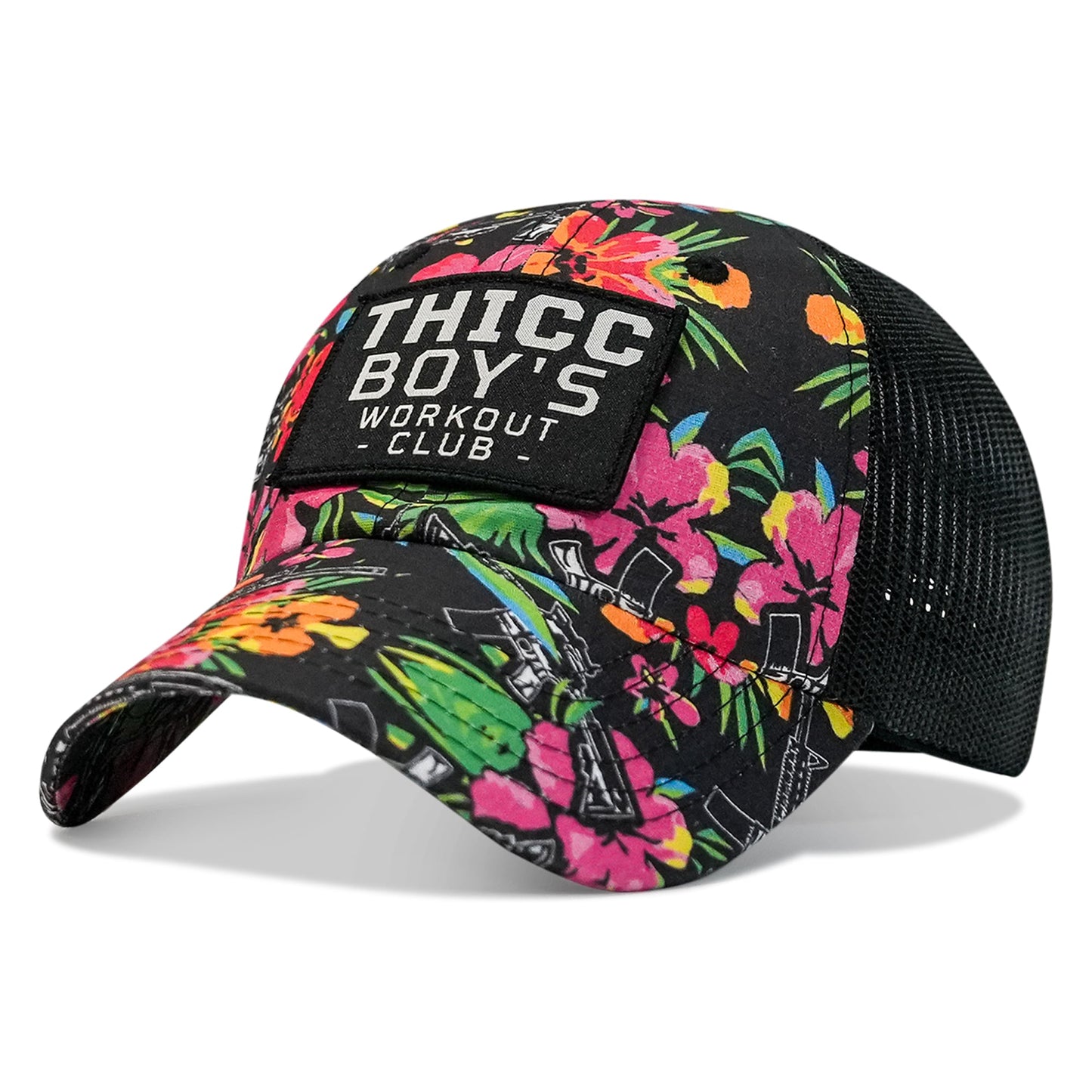 Ripstop Thicc Boys Workout Club Patch Tactical Ripstop Mesh Snapback Hat