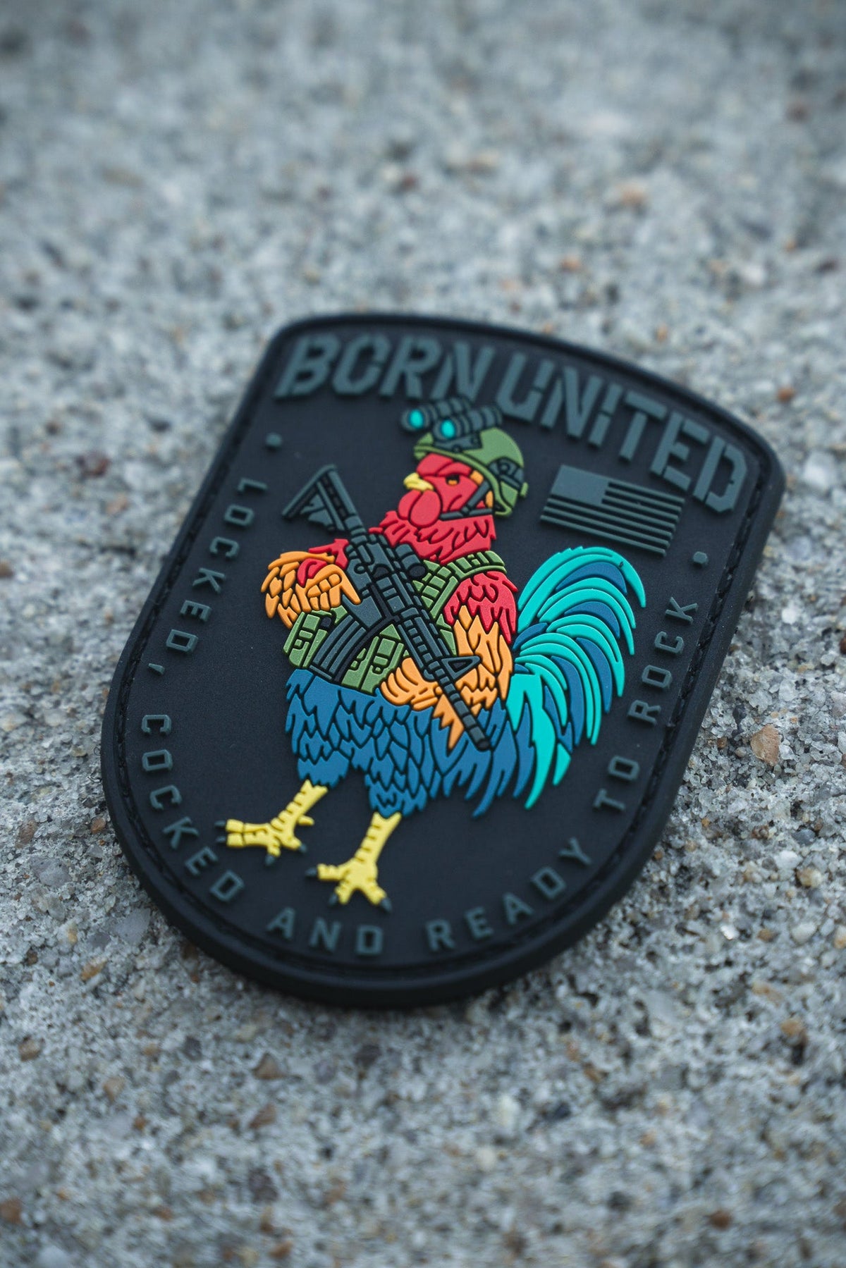 Battle Bird PVC Patch