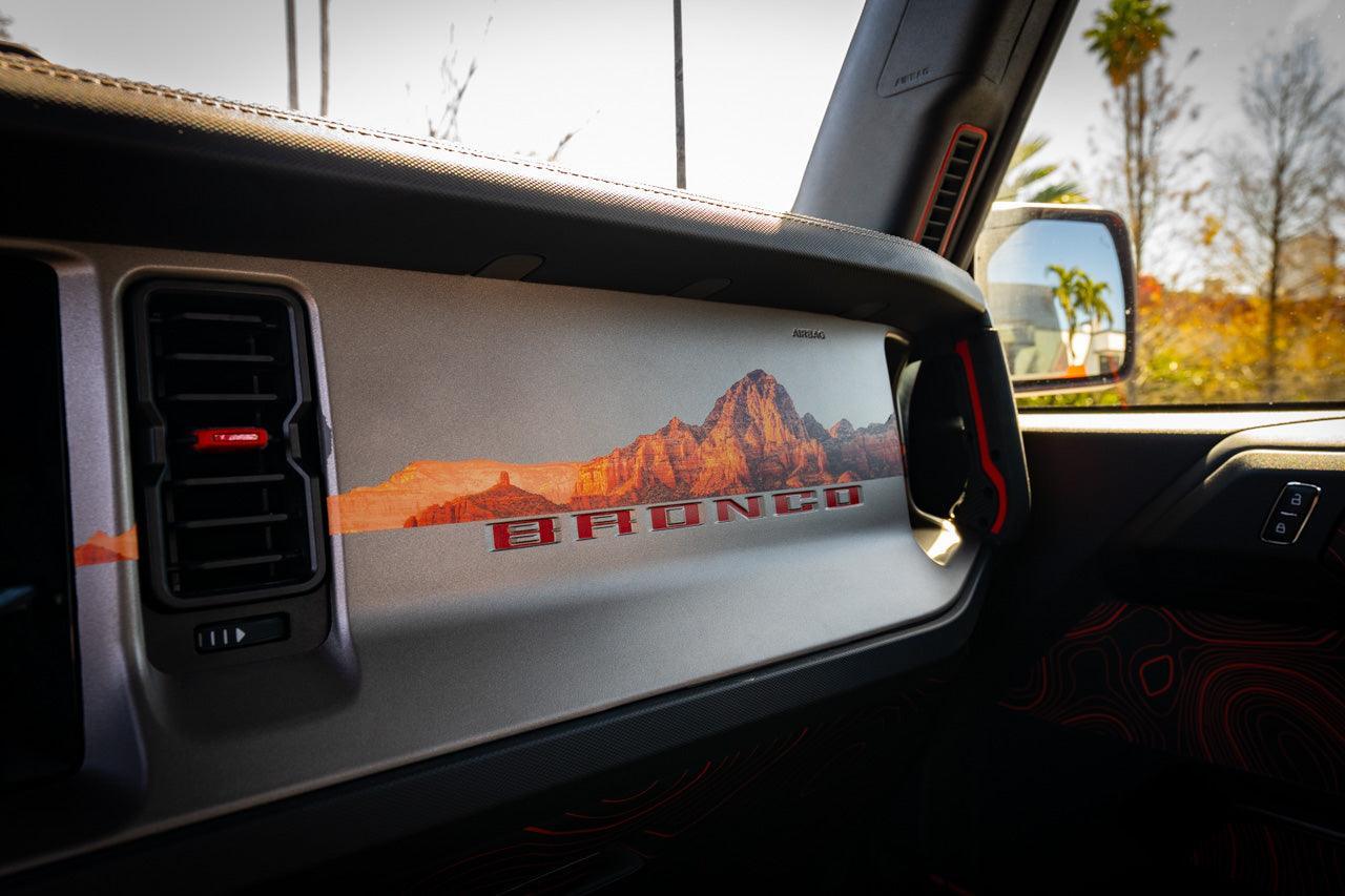 Infinity Landscape 3 Piece Dash Kit (Printed Series) - 2021+ Bronco