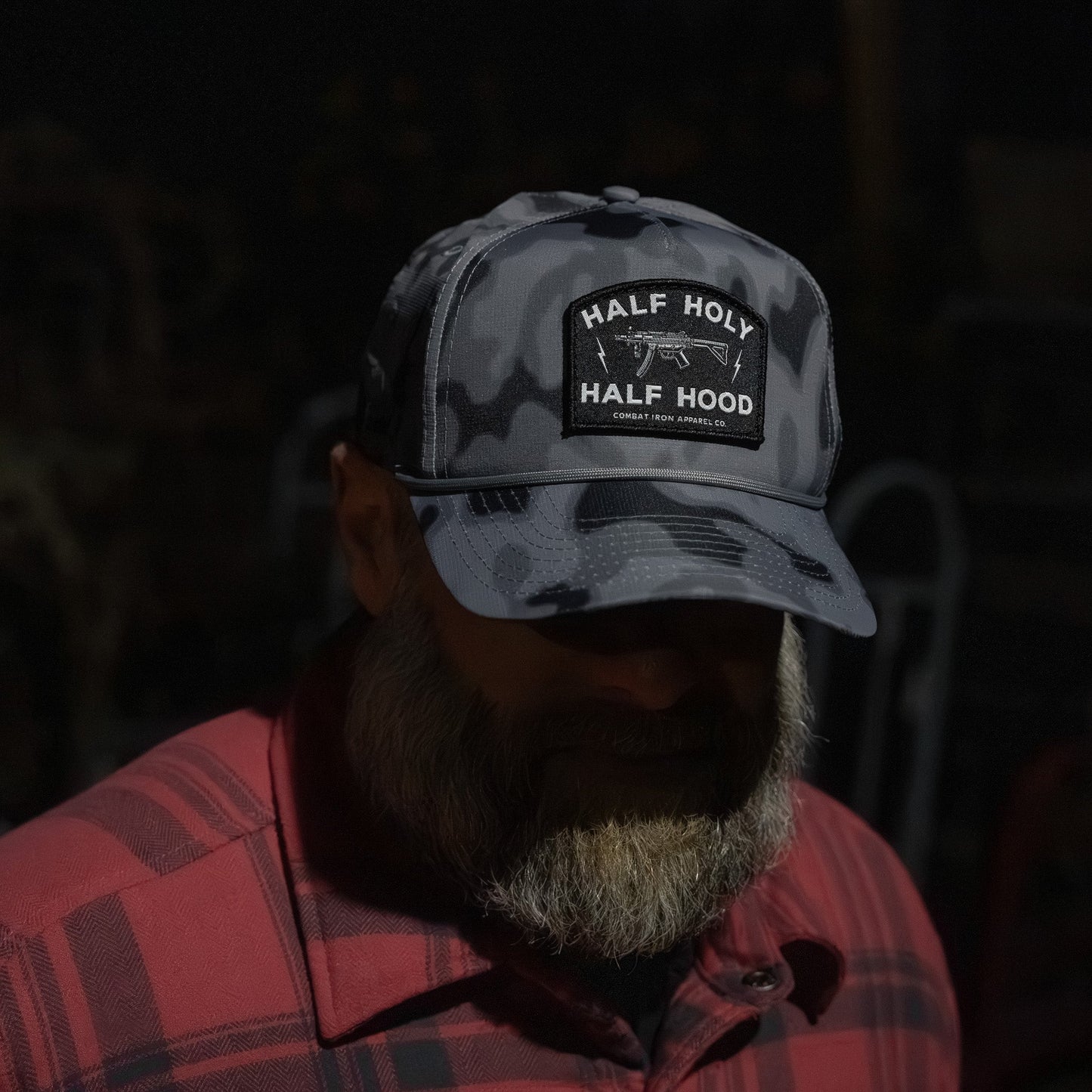 Half Holy. Half Hood. Patch Weekender Snapback