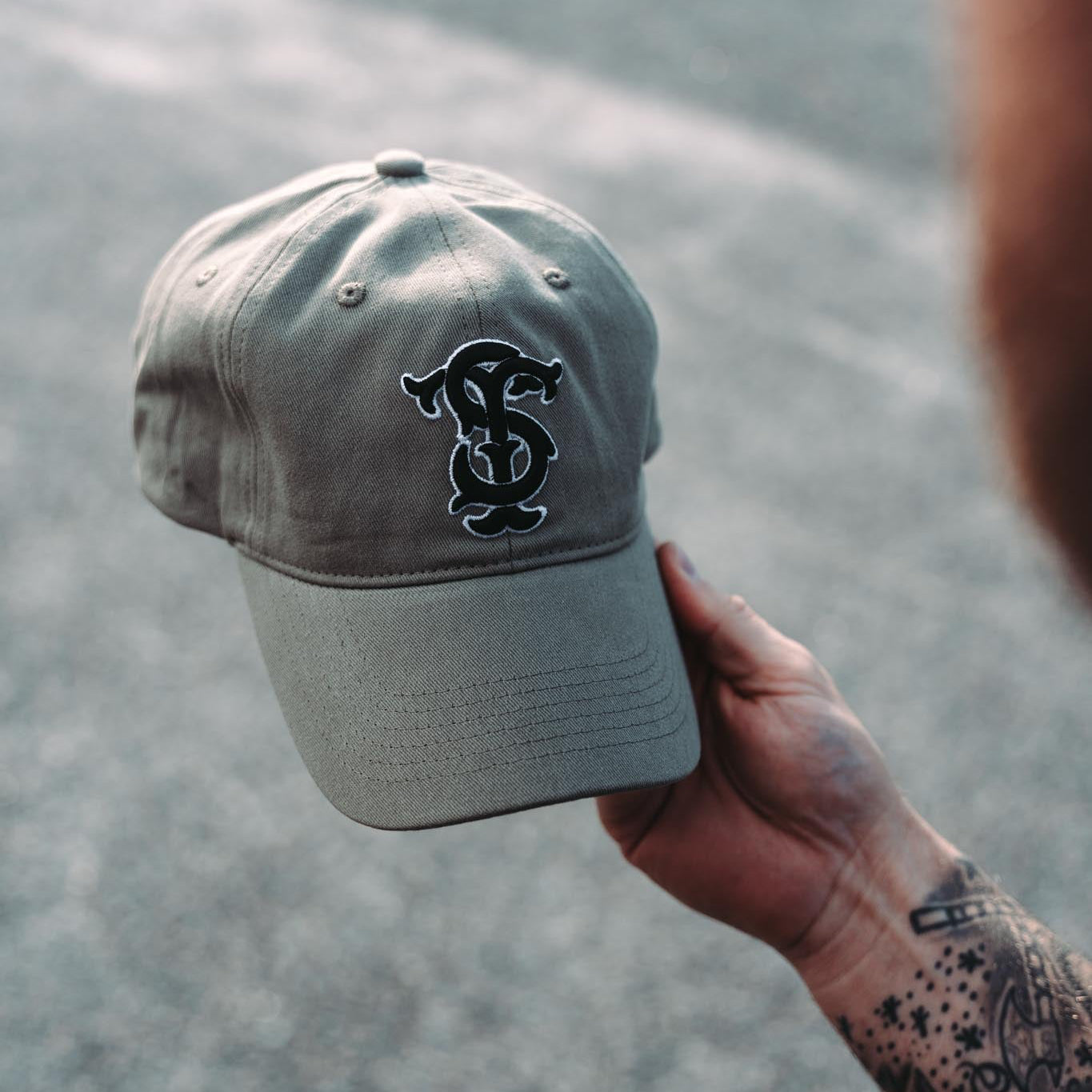 ST Team Hat - Light Olive