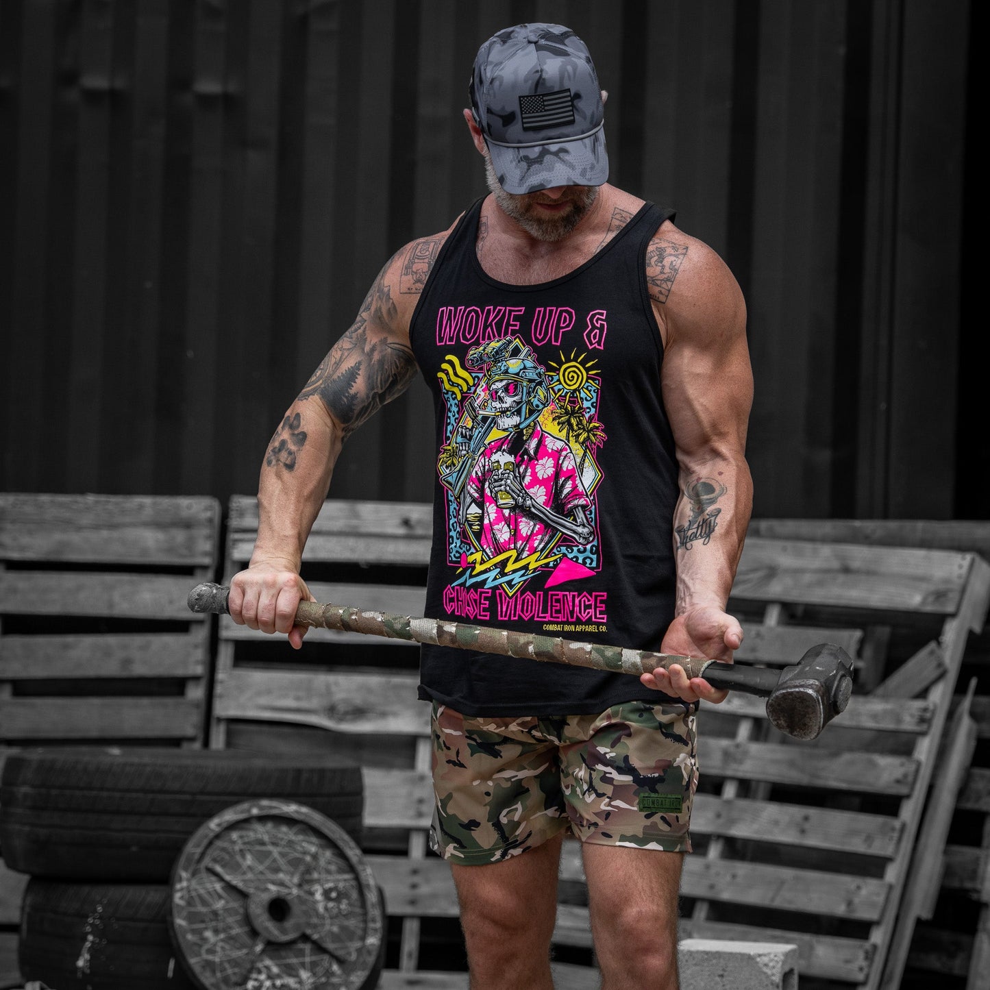 Woke Up & Chose Violence Men's Tank