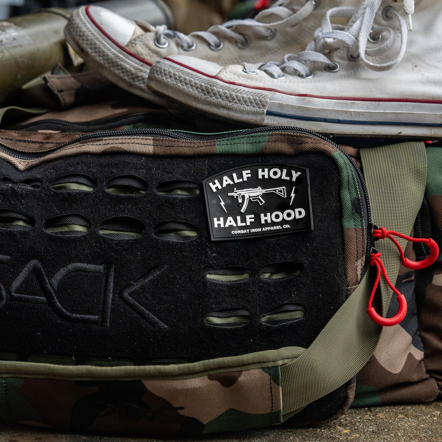 Half Holy Half Hood PVC Patch
