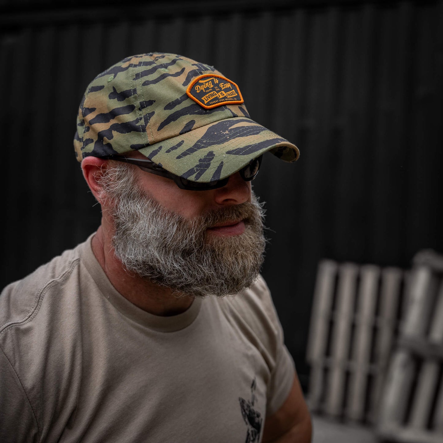 Dying Is Easy, Living Is Hard Patch Tactical Ripstop Mesh Snapback Hat