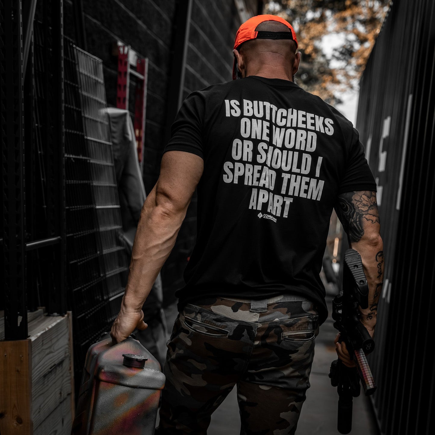 Is Buttcheeks One Word Or Should I Spread Them Apart Men's T-Shirt