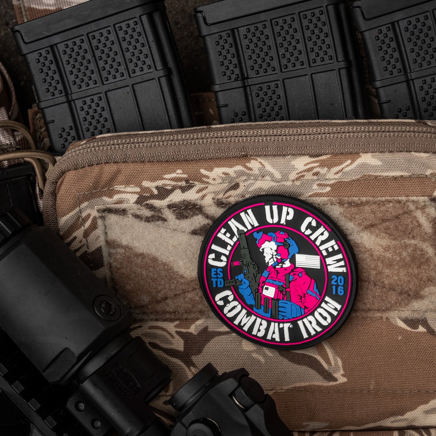 CLEAN UP CREW OPERATOR PVC PATCH