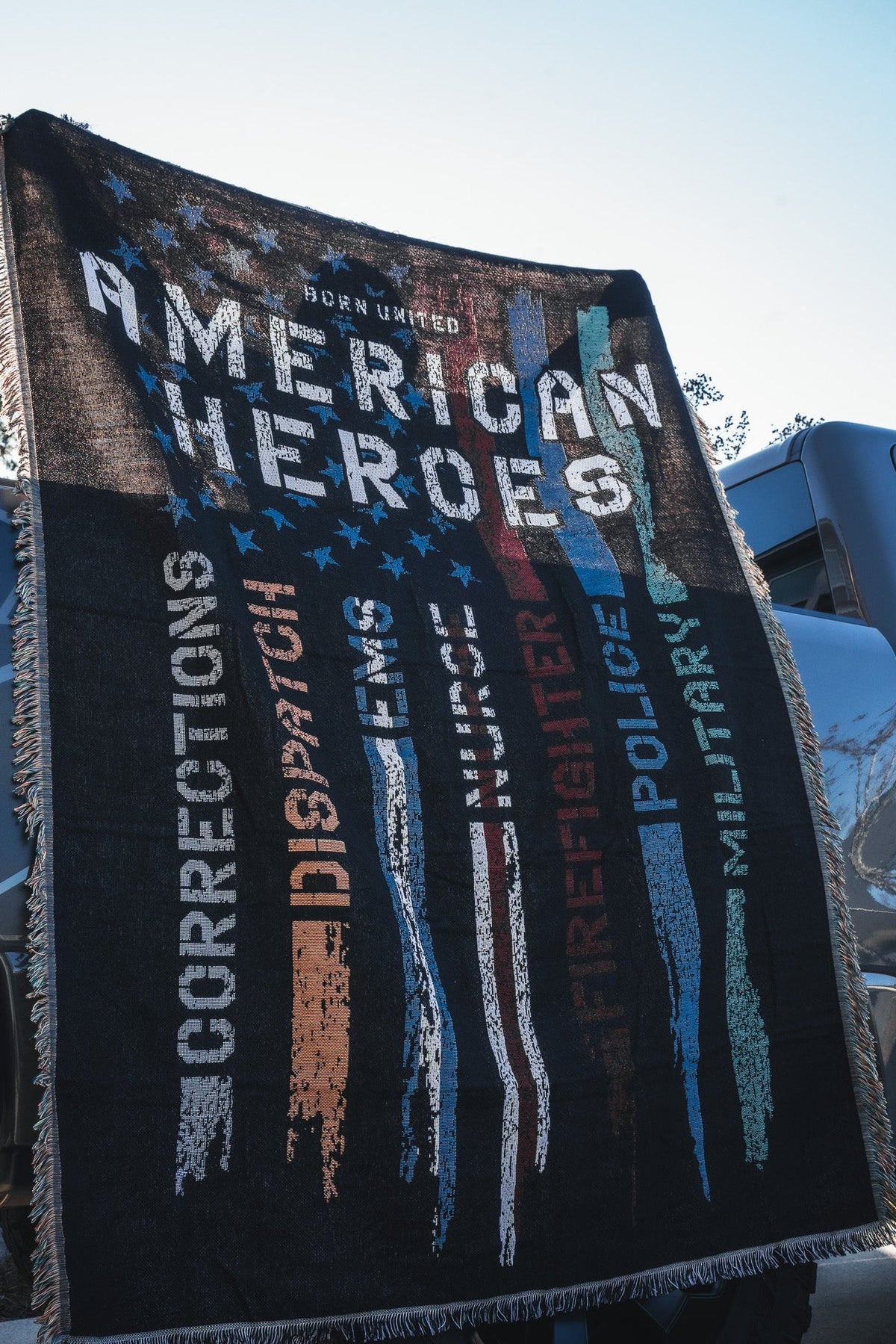 American Heroes Jacquard Blanket