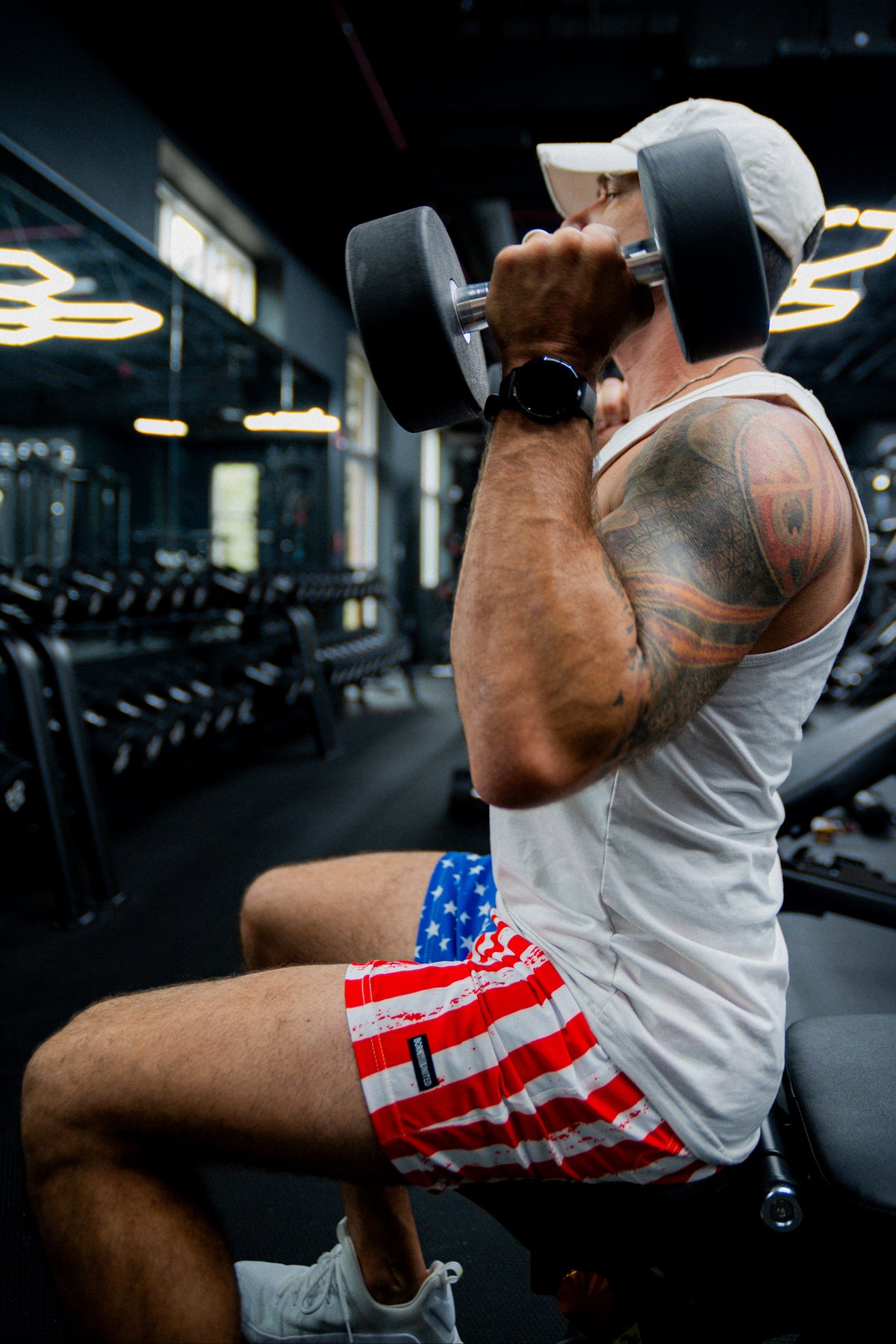 Men's Performance Hybrid Shorts 5.5" | Stars & Stripes