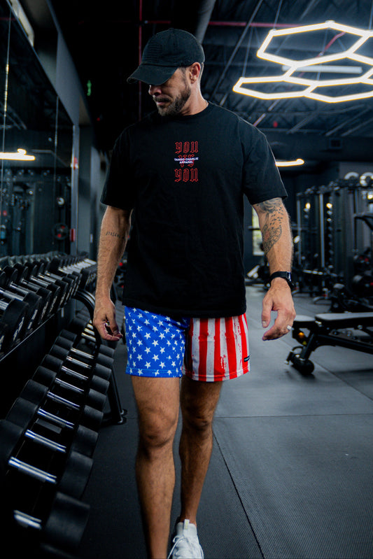 Men's Performance Hybrid Shorts 5.5" | Stars & Stripes