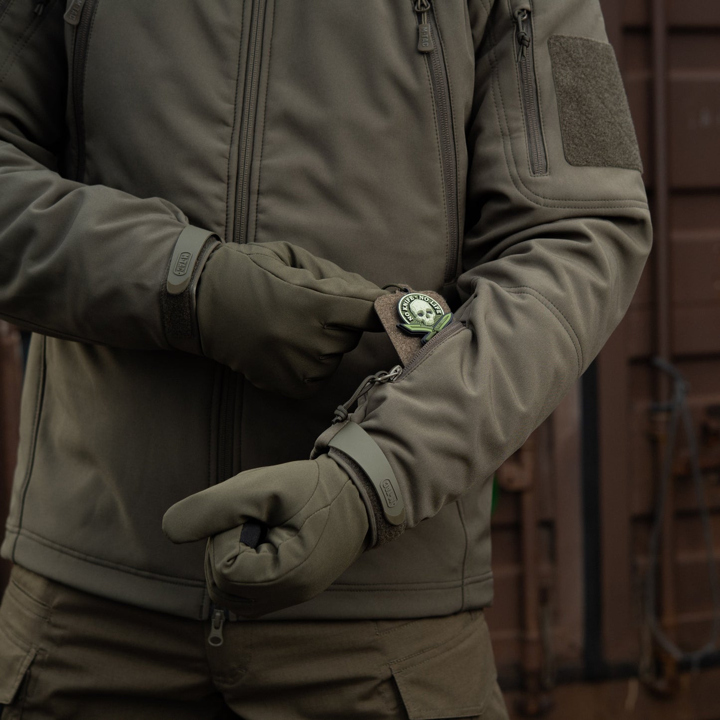 M‑Tac Softshell Tactical Jacket with Fleece Liner