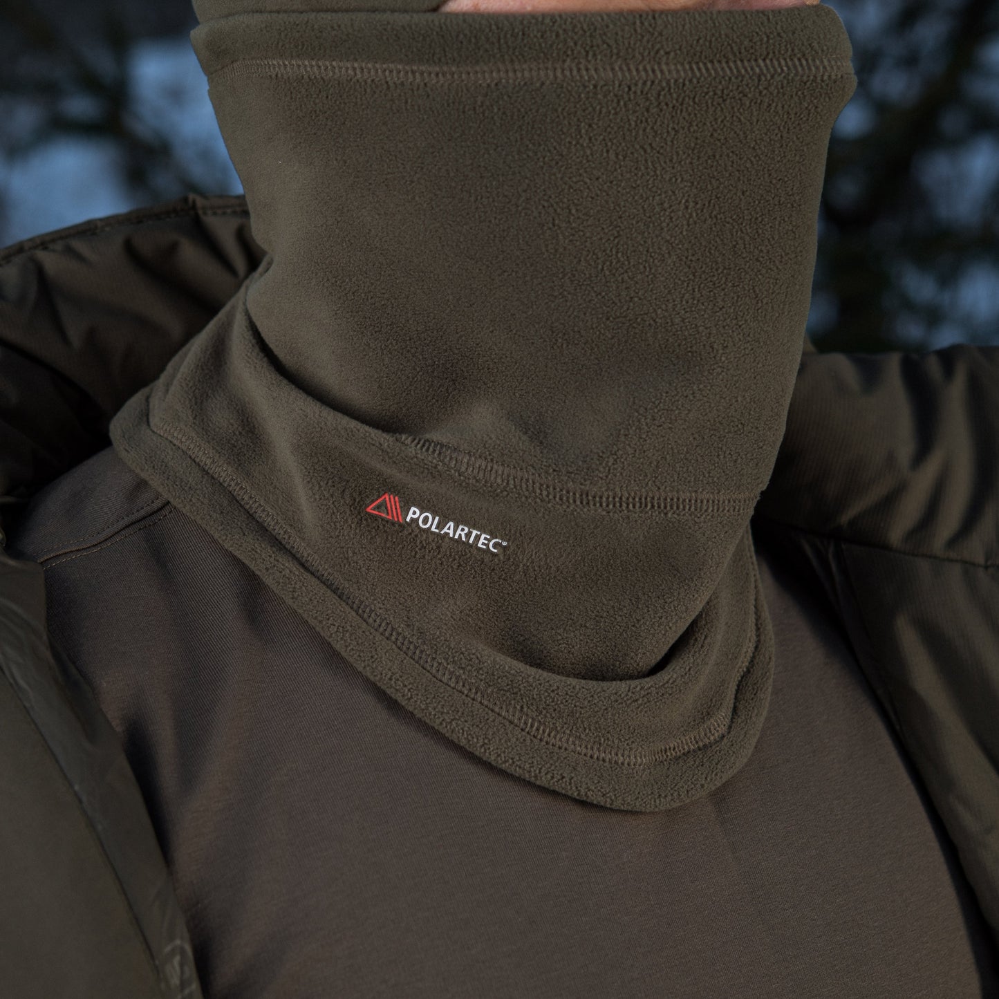 M-Tac Anatomical Neck Gaiter with Drawcord Polartec