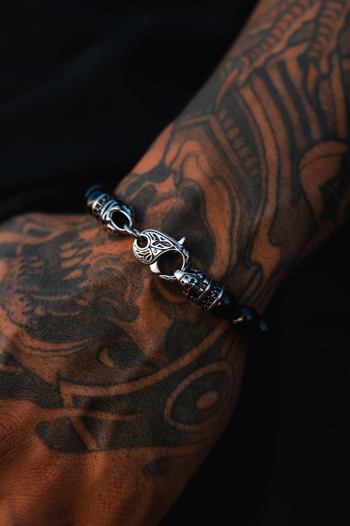Black Pearl Gemstone Bracelet