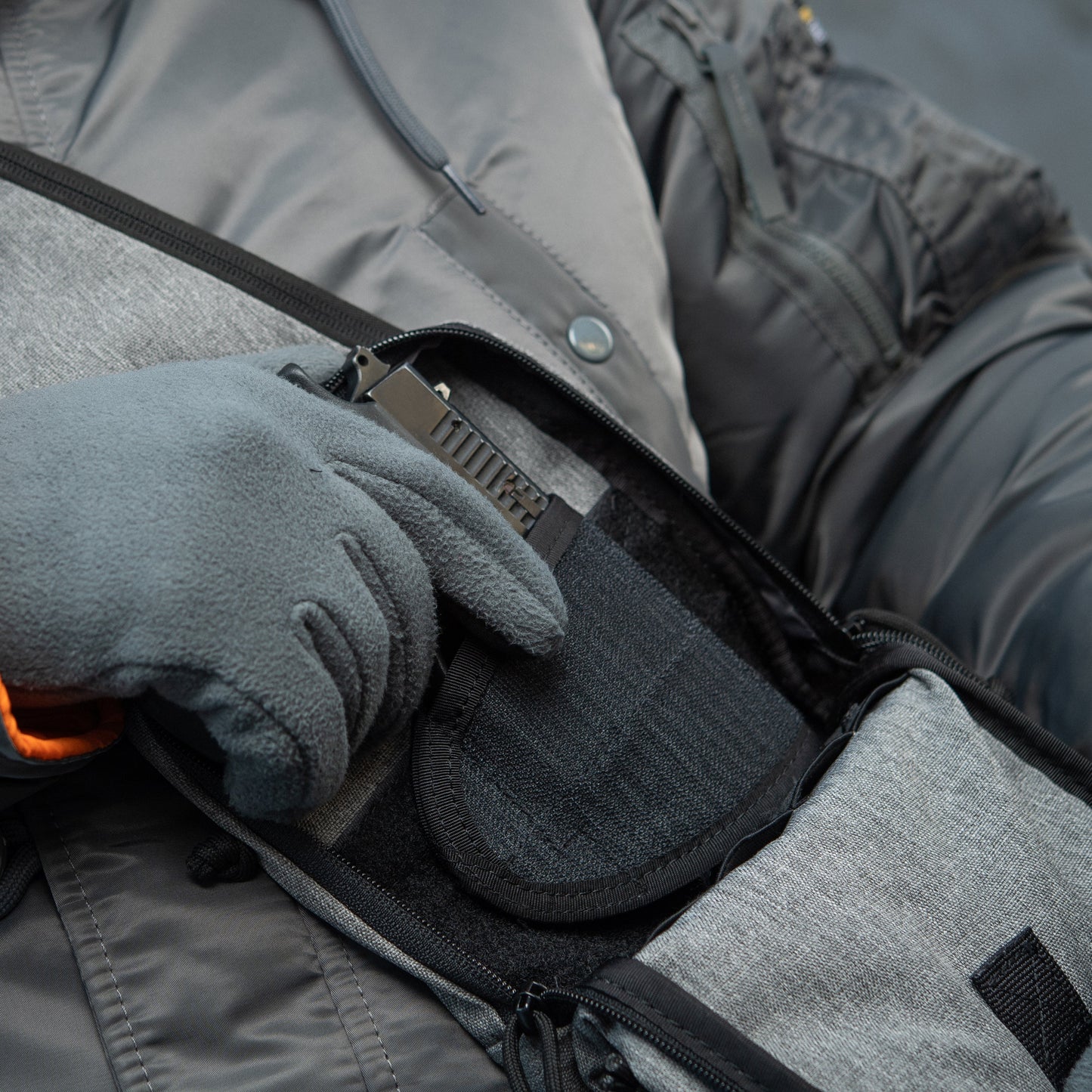 M-Tac LEFT-HANDED Tactical Sling Bag for Men with Holster