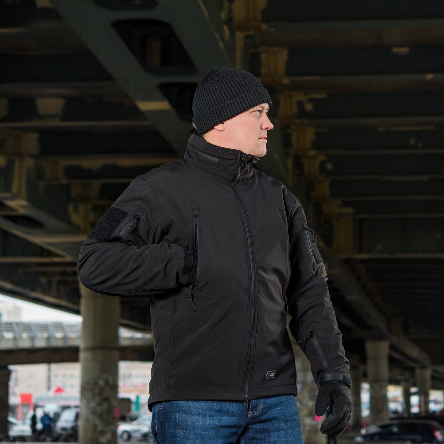 M‑Tac Softshell Tactical Jacket with Fleece Liner