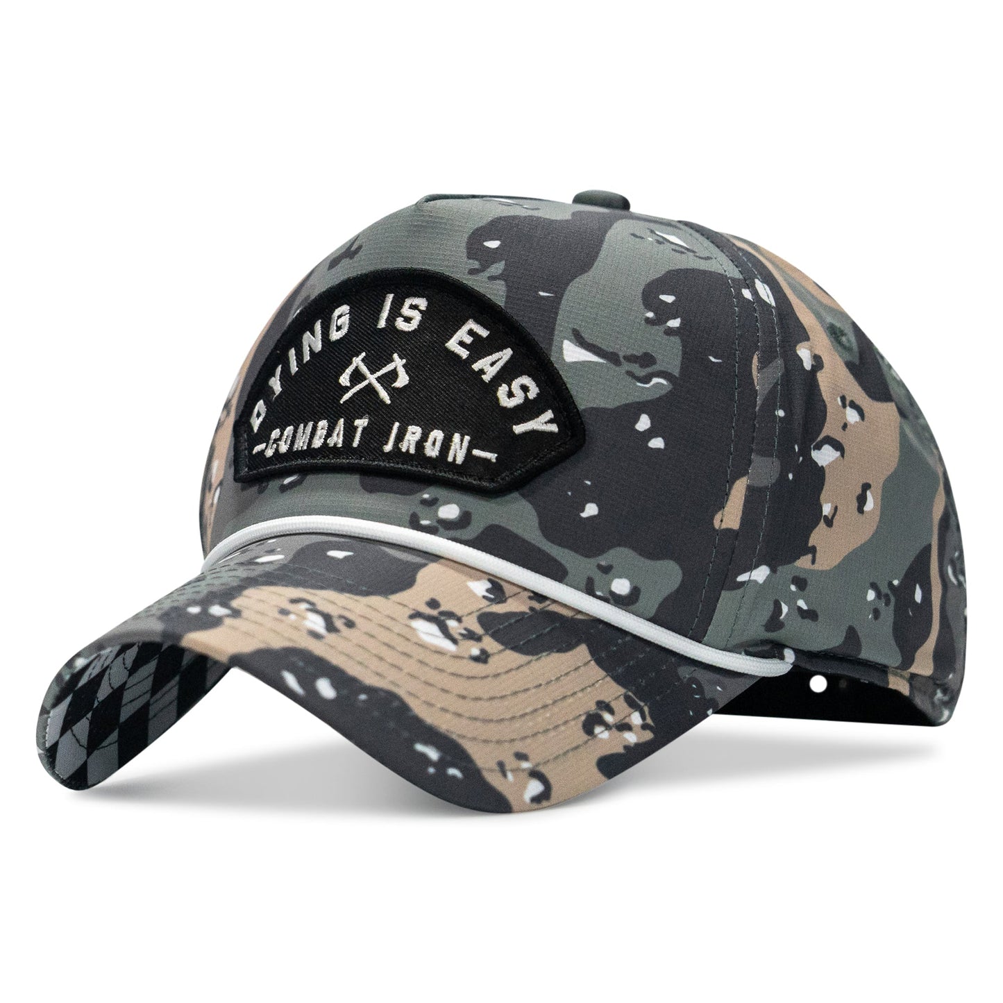 Dying Is Easy Arched Patch Weekender Snapback