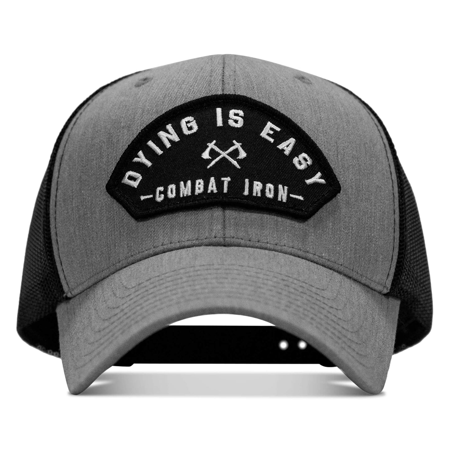 Dying Is Easy Arched Patch Snapback Hat