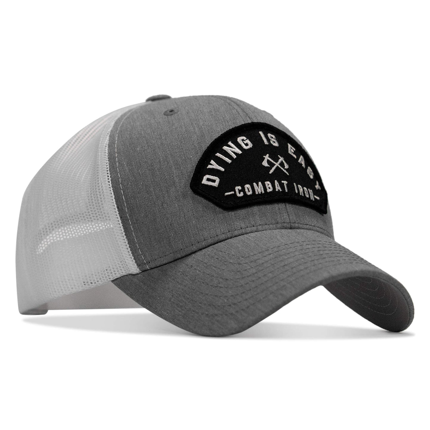 Dying Is Easy Arched Patch Snapback Hat