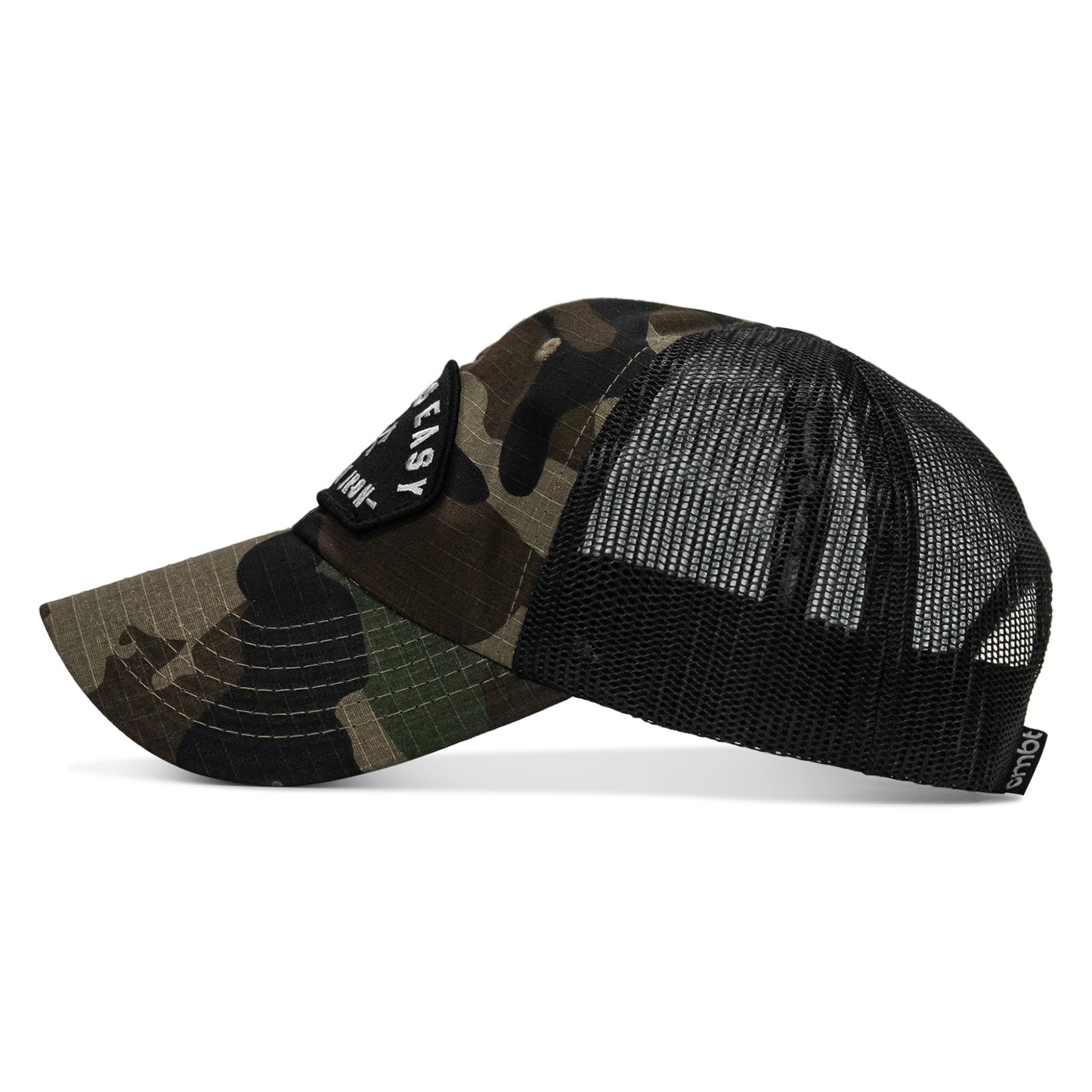 Dying Is Easy Arched Patch Tactical Ripstop Mesh Snapback Hat