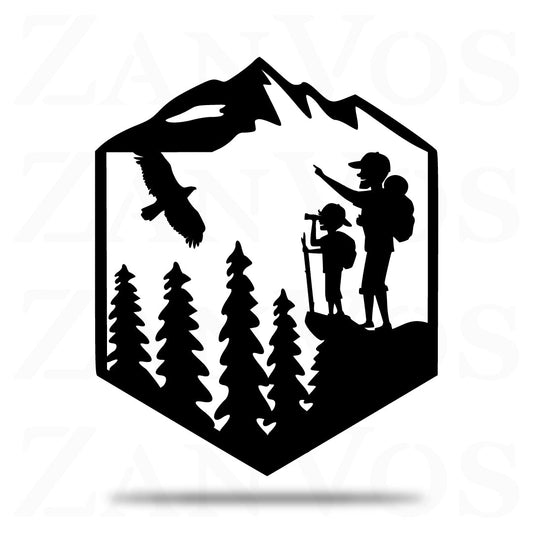 Dad & Son Hiking