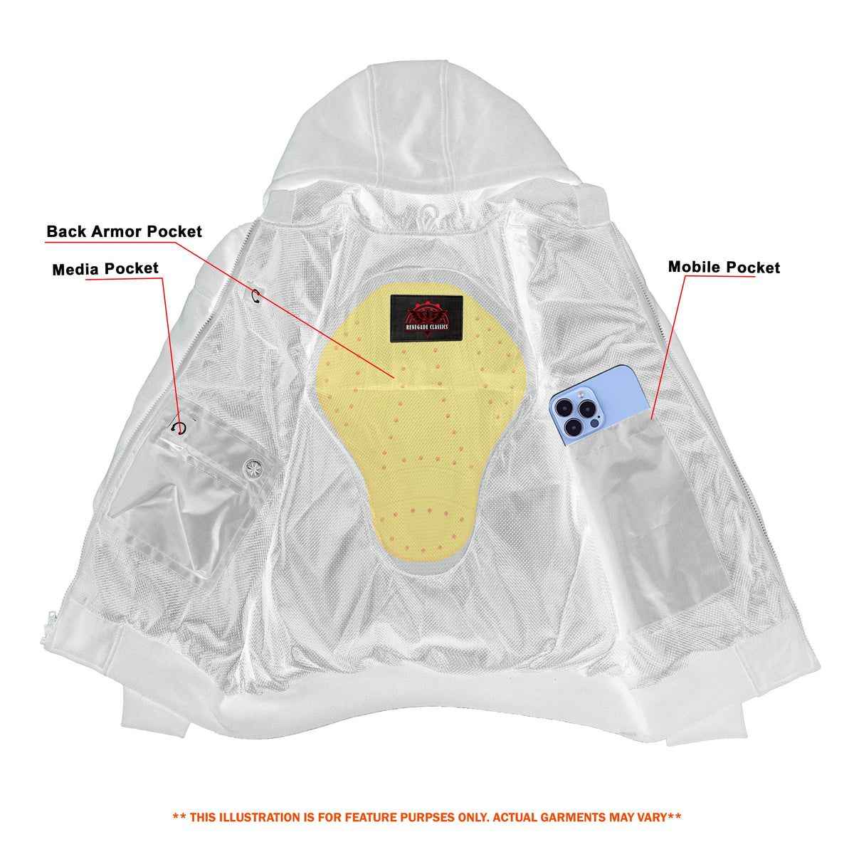 Blackwave - Men’s Motorcycle Riding Hoodie
