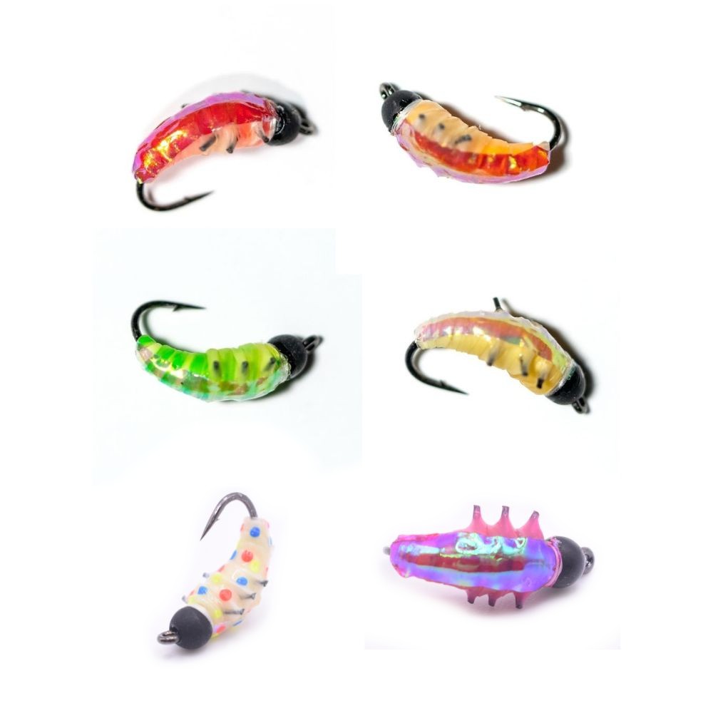 6-Pack AKUA Jig Tungsten Waxies | Pre-Rigged #8 Hook Set – Kenders Outdoors