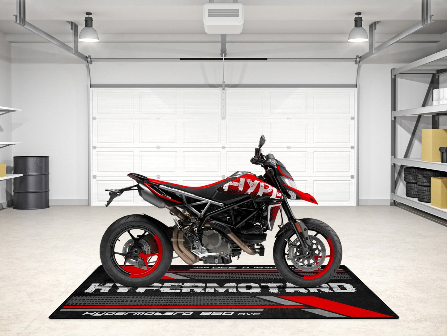 MPM Motorcycle Mat for Ducati Hypermotard 950 RVE - MM7179