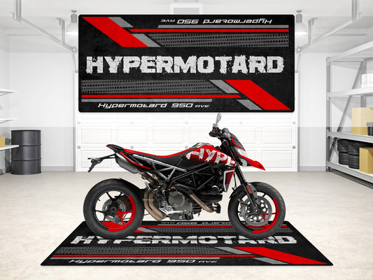 MPM Motorcycle Mat for Ducati Hypermotard 950 RVE - MM7179