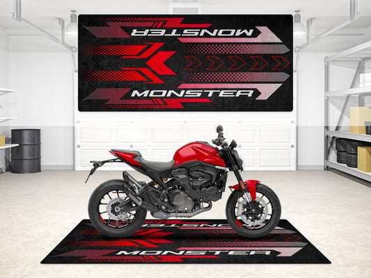 MPM Motorcycle Mat for Ducati Monster - MM7176