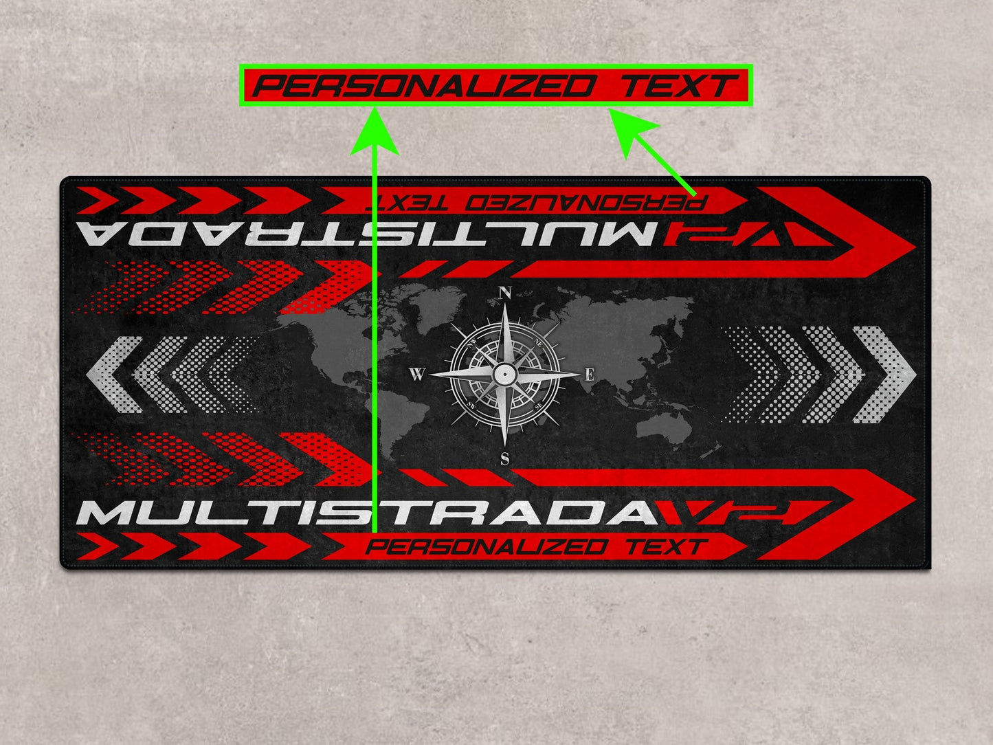 MPM Motorcycle Mat for Ducati Multistrada V2 - MM7162