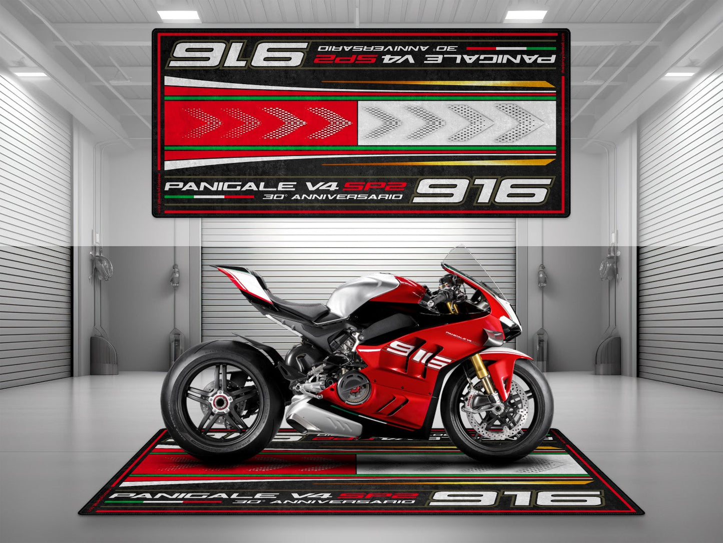 MPM Motorcycle Mat for Ducati Panigale V4 SP2 30th Anniversary - MM4120