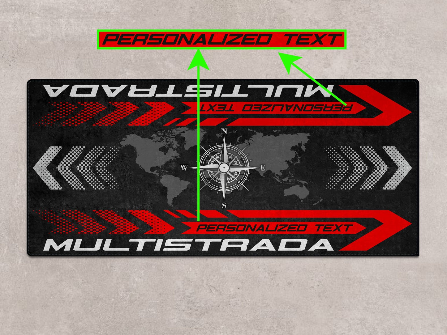 MPM Motorcycle Mat for Ducati Multistrada - MM7177