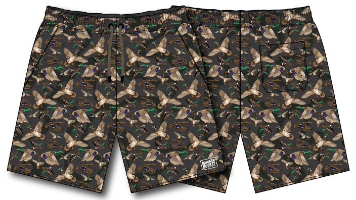 Men's Performance Athletic Shorts | 5.5"- Duck Wild