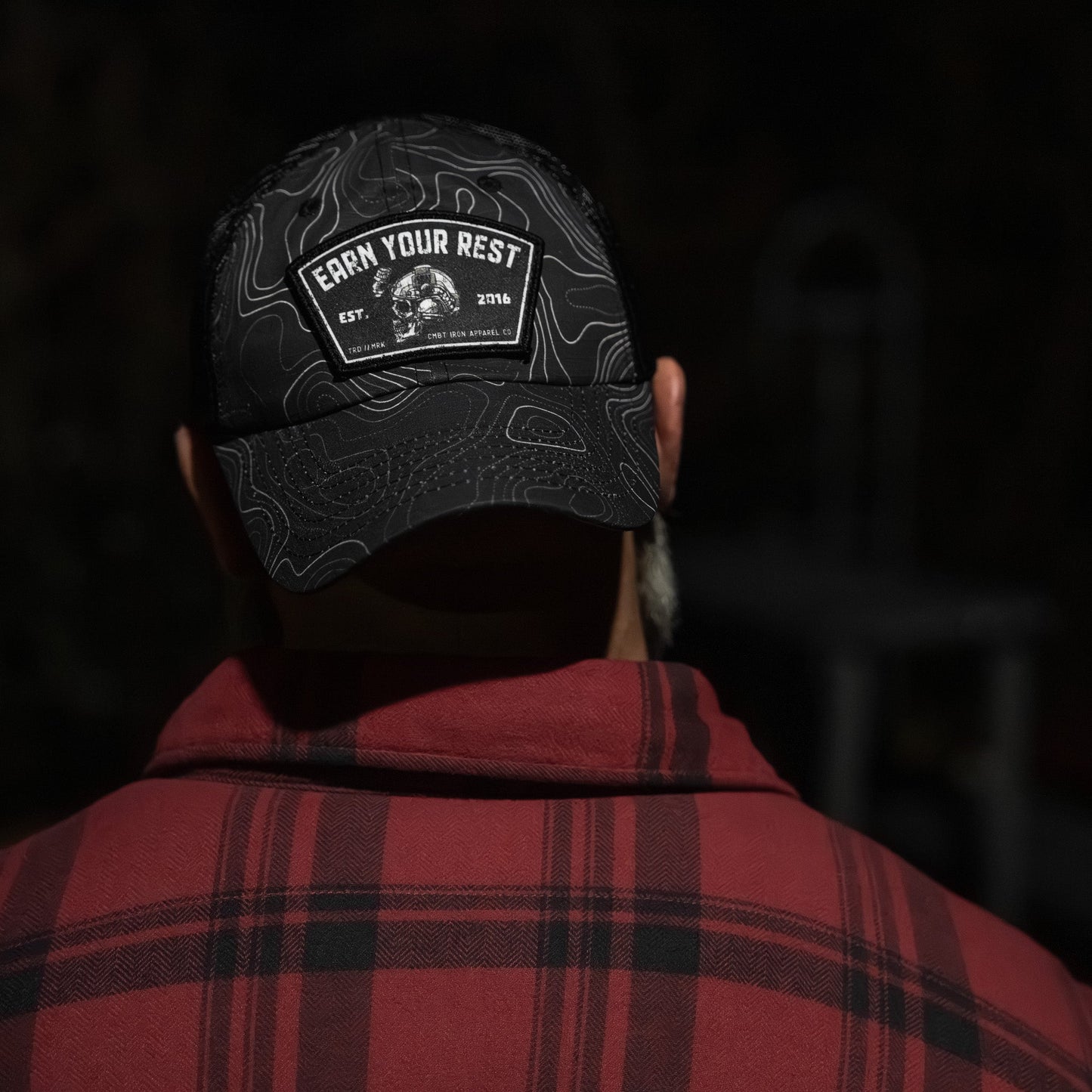 Earn Your Rest Patch Tactical Ripstop Mesh Snapback Hat