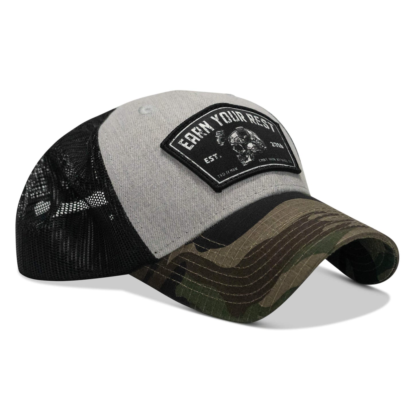 Earn Your Rest Patch Snapback Hat
