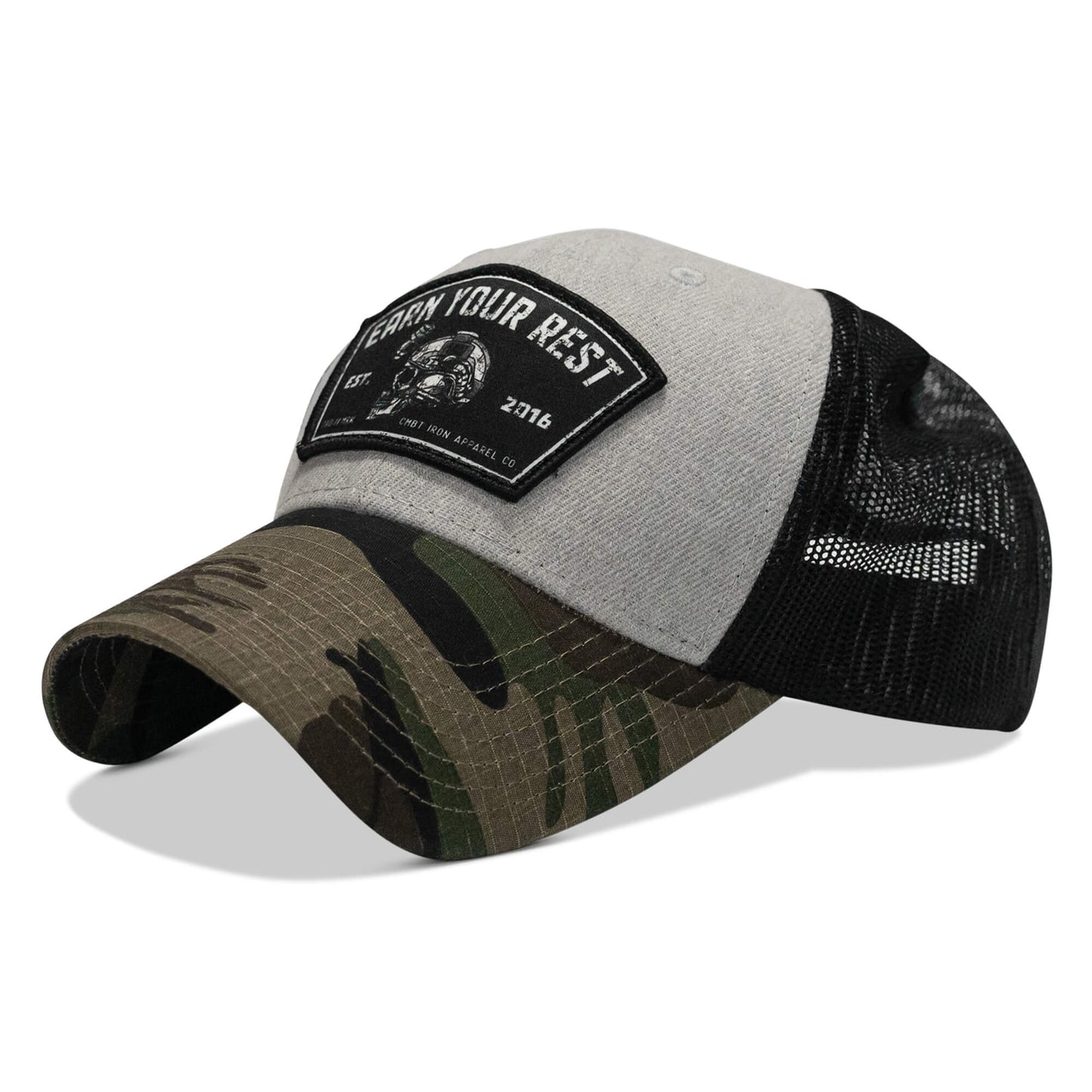 Earn Your Rest Patch Original Ripstop Snapback Hat