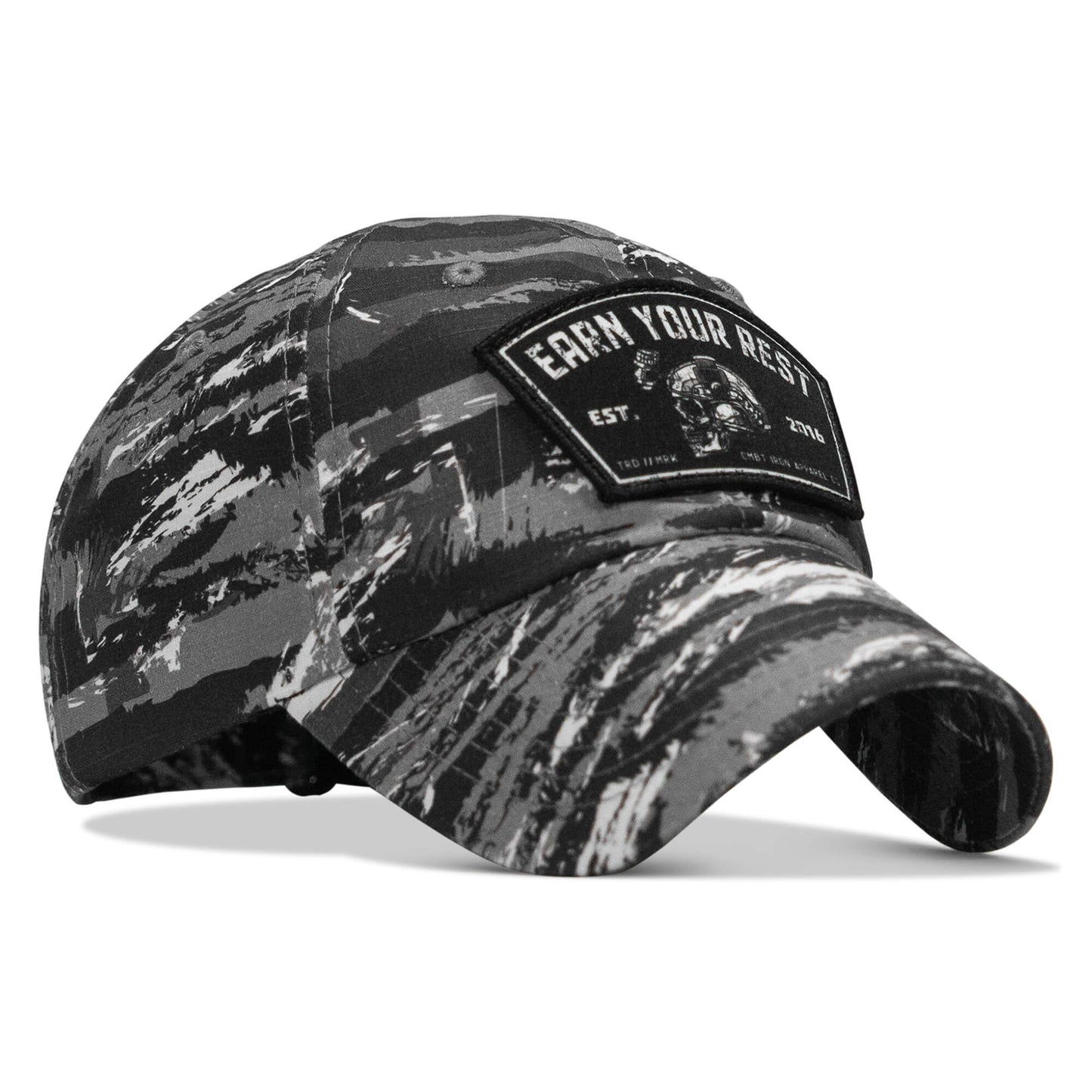 Earn Your Rest Patch Tactical Ripstop Mesh Snapback Hat