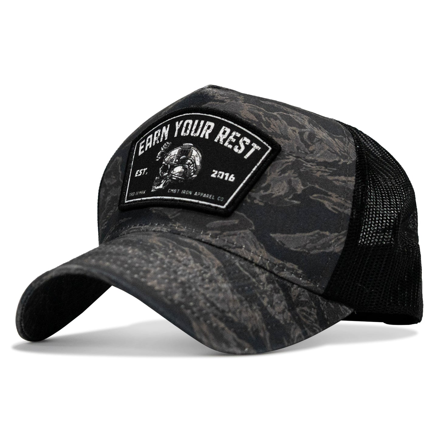 Earn Your Rest Patch Five Panel Breacher Snapback Hat