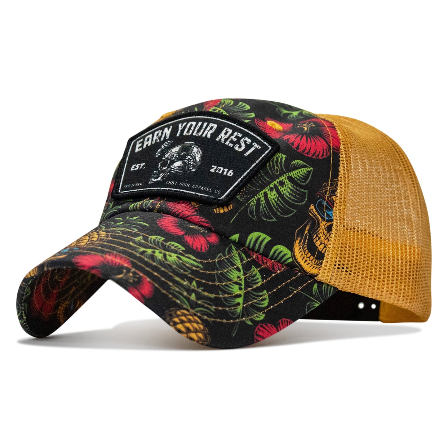 Earn Your Rest Patch Tactical Ripstop Mesh Snapback Hat